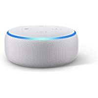 Echo Dot (3.ª generación) - Altavoz inteligente con Alexa- tela de color gris claro